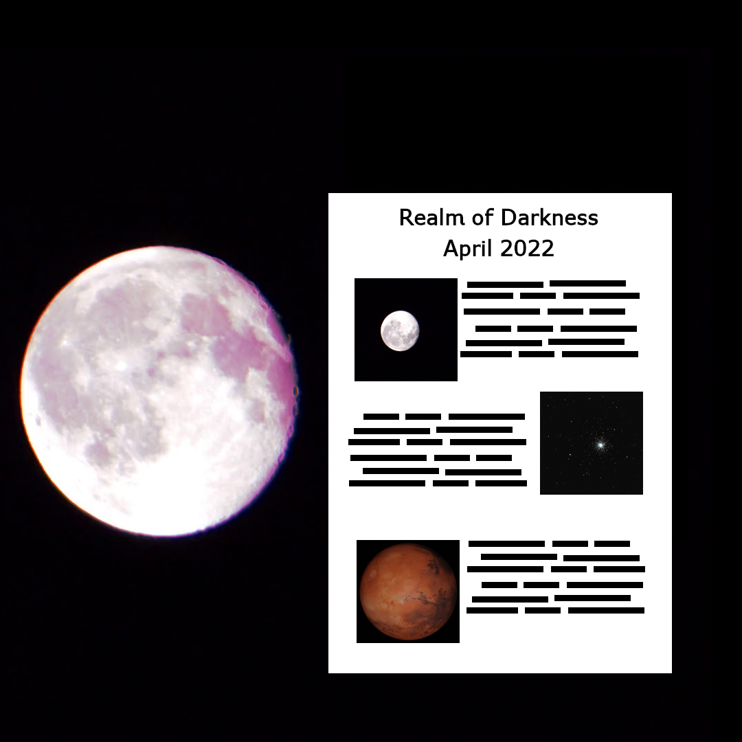 Image of an article against a Pink Moon