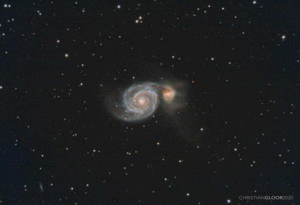 Image of M51 Whirlpool Galaxy