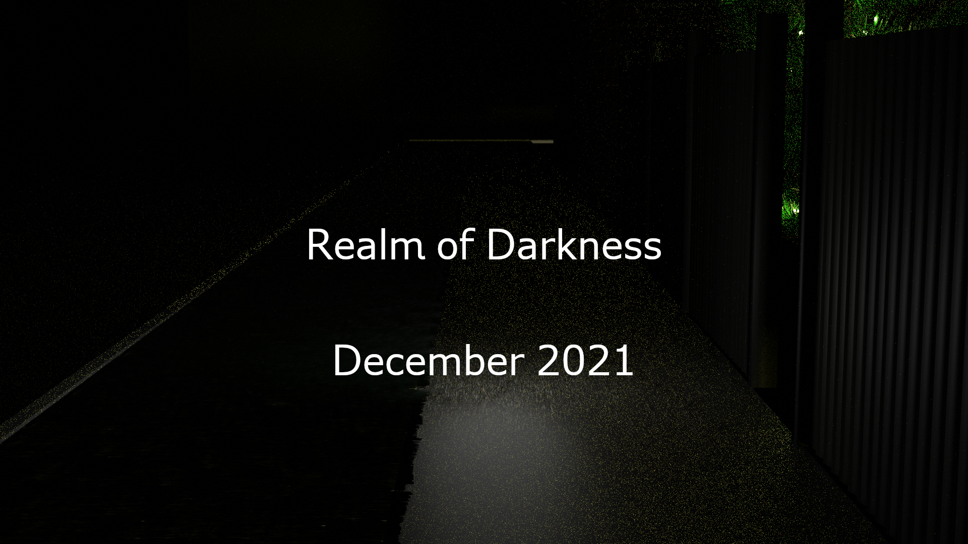 Image of the Realm of Darkness December 2021 video