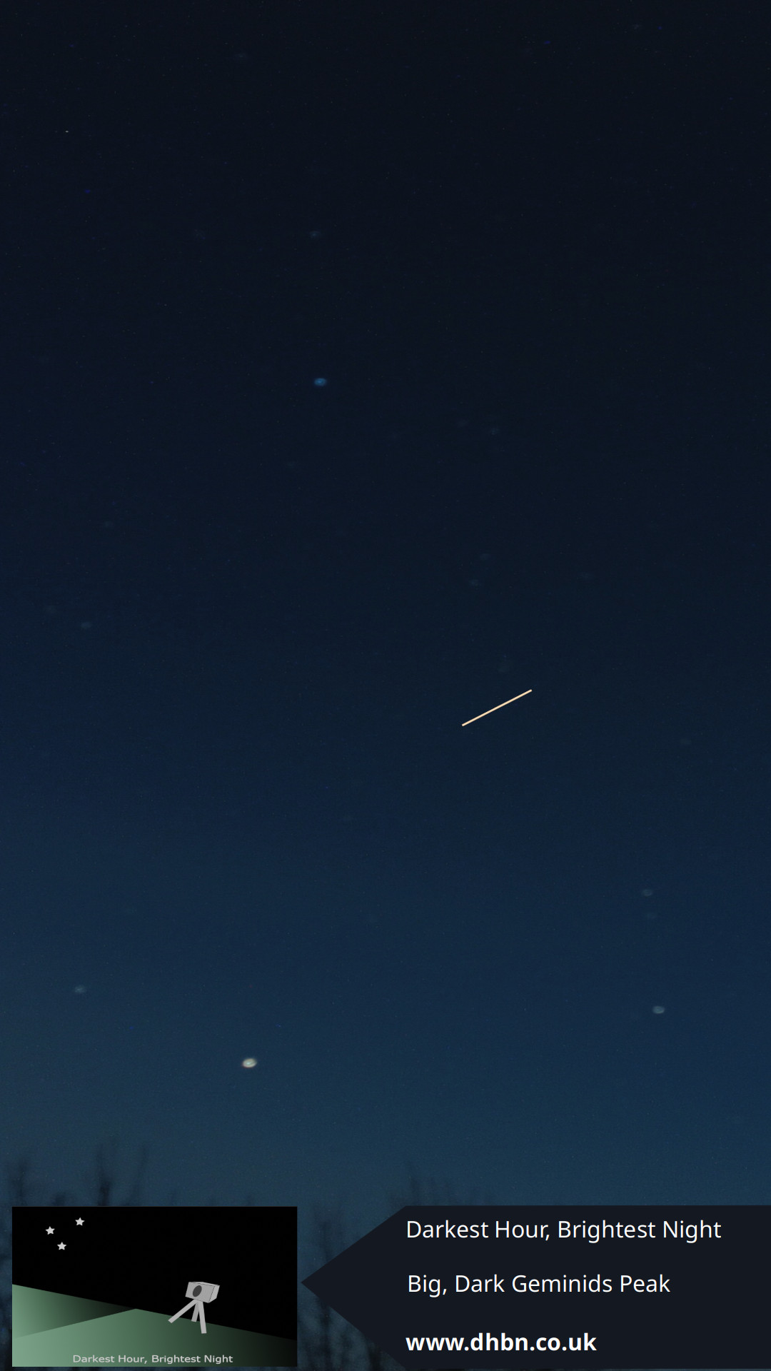 Thumbnail image of Big, Dark Geminids Peaks short video