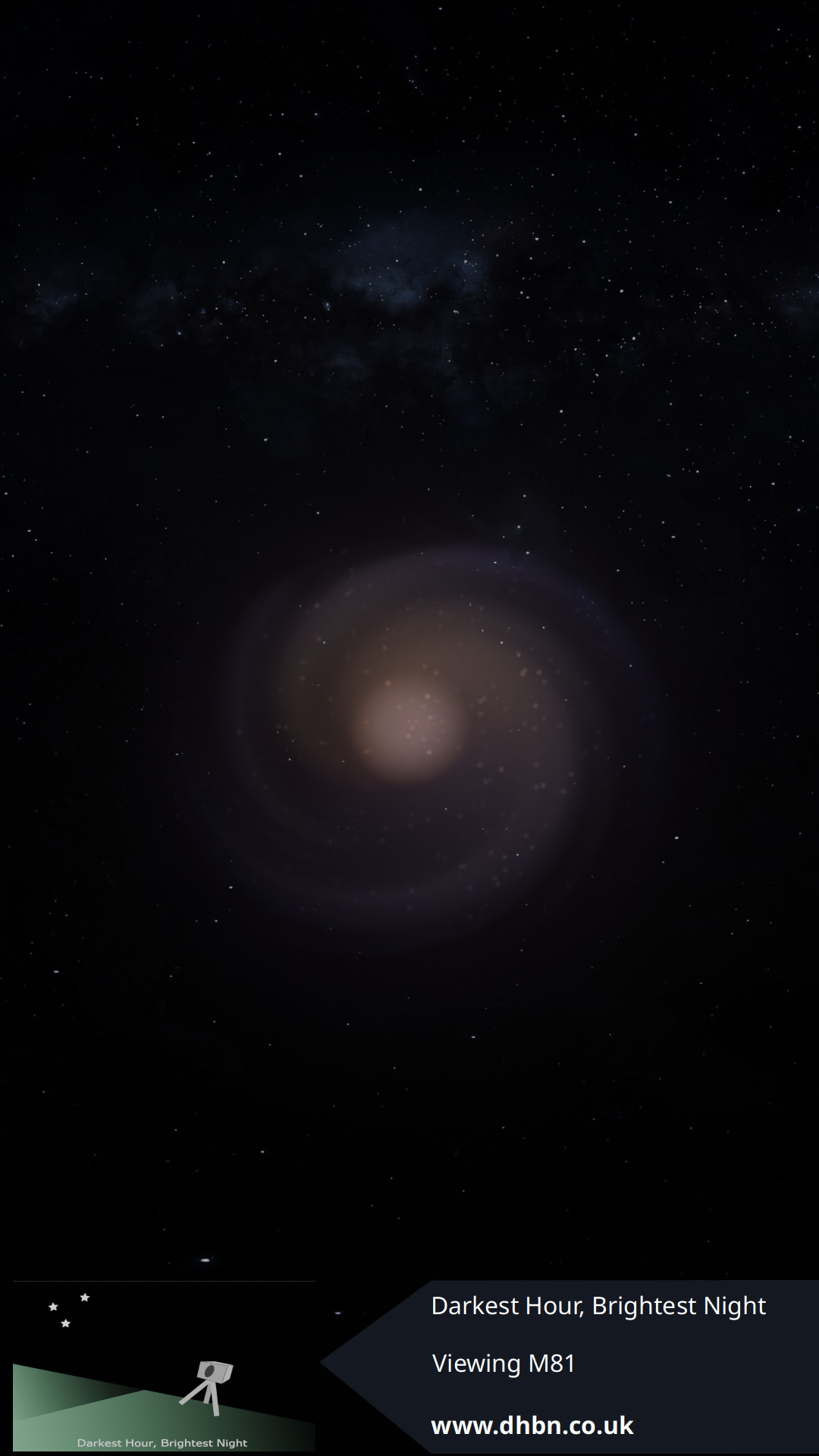 Thumbnail image of Viewing M81 short video