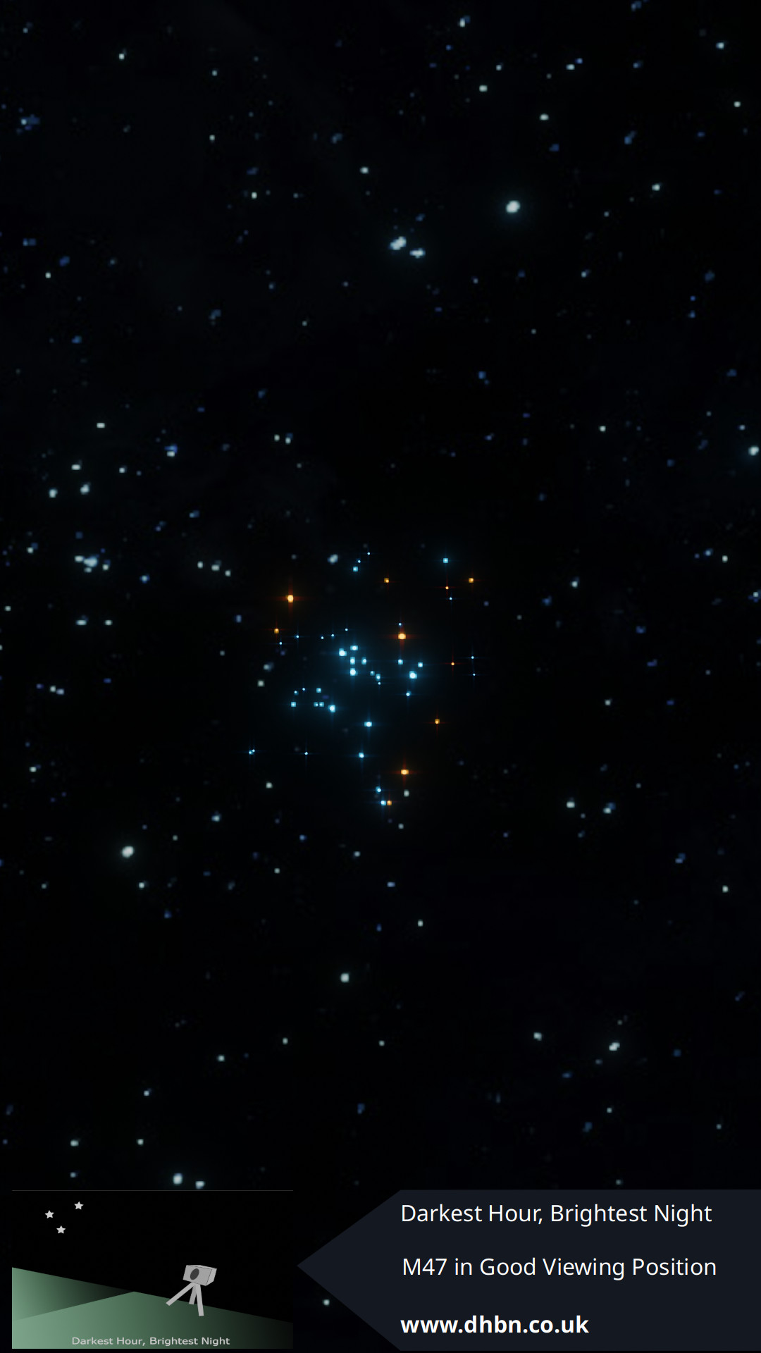 Thumbnail image of M47 Good Viewing Position short video