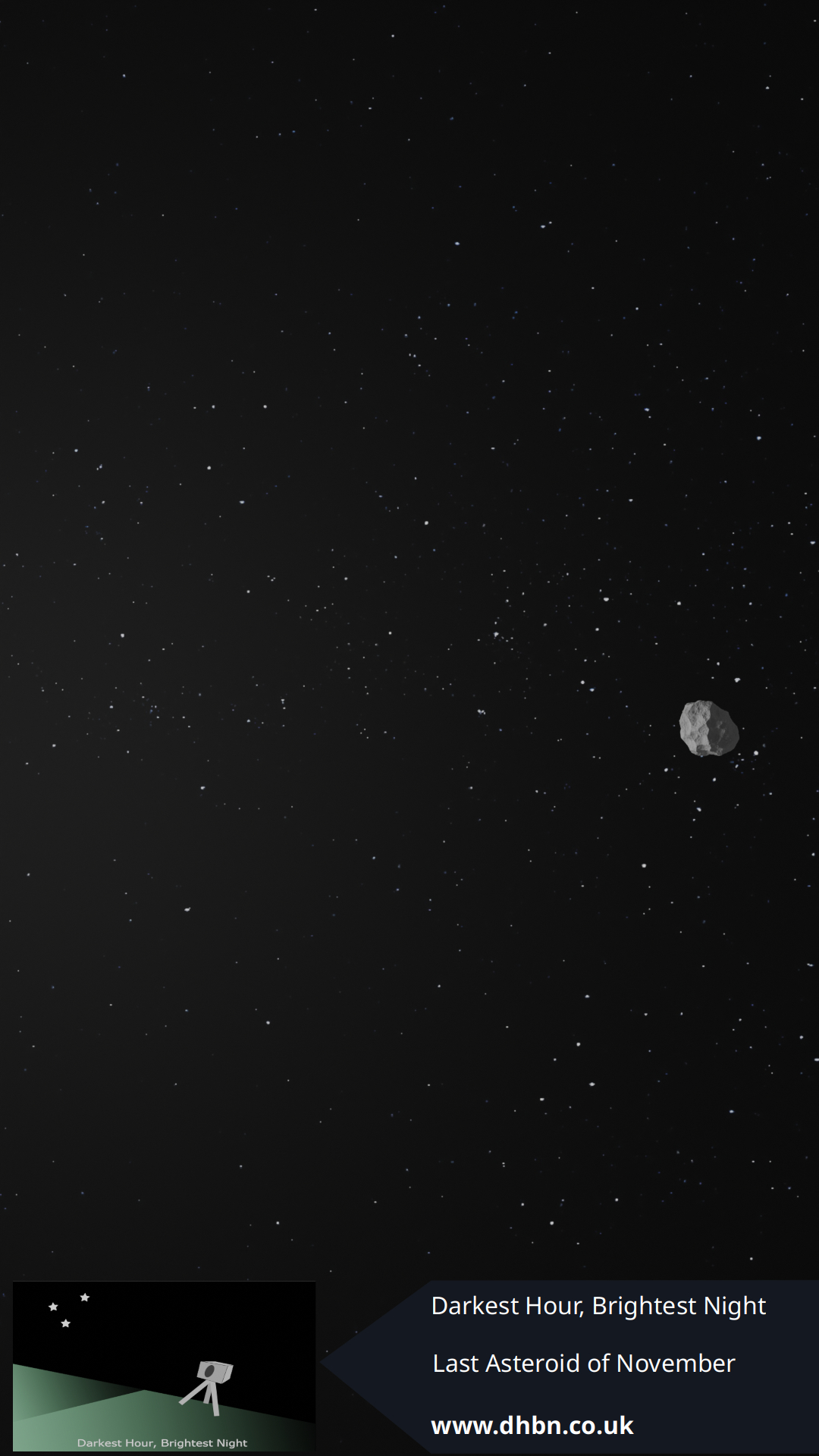 Thumbnail image of Last Adteroid of November short video