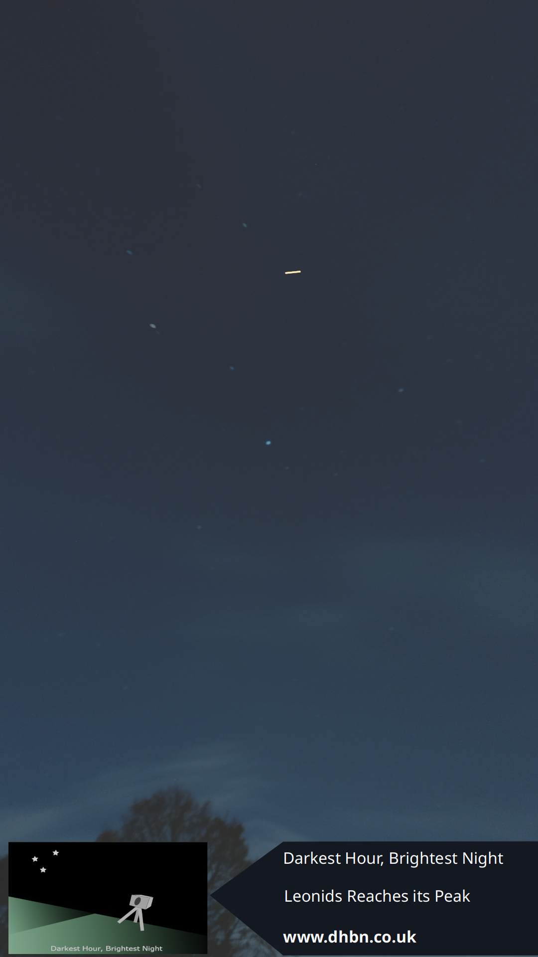 Thumbnail image of Leonids Reaches it Peak short video