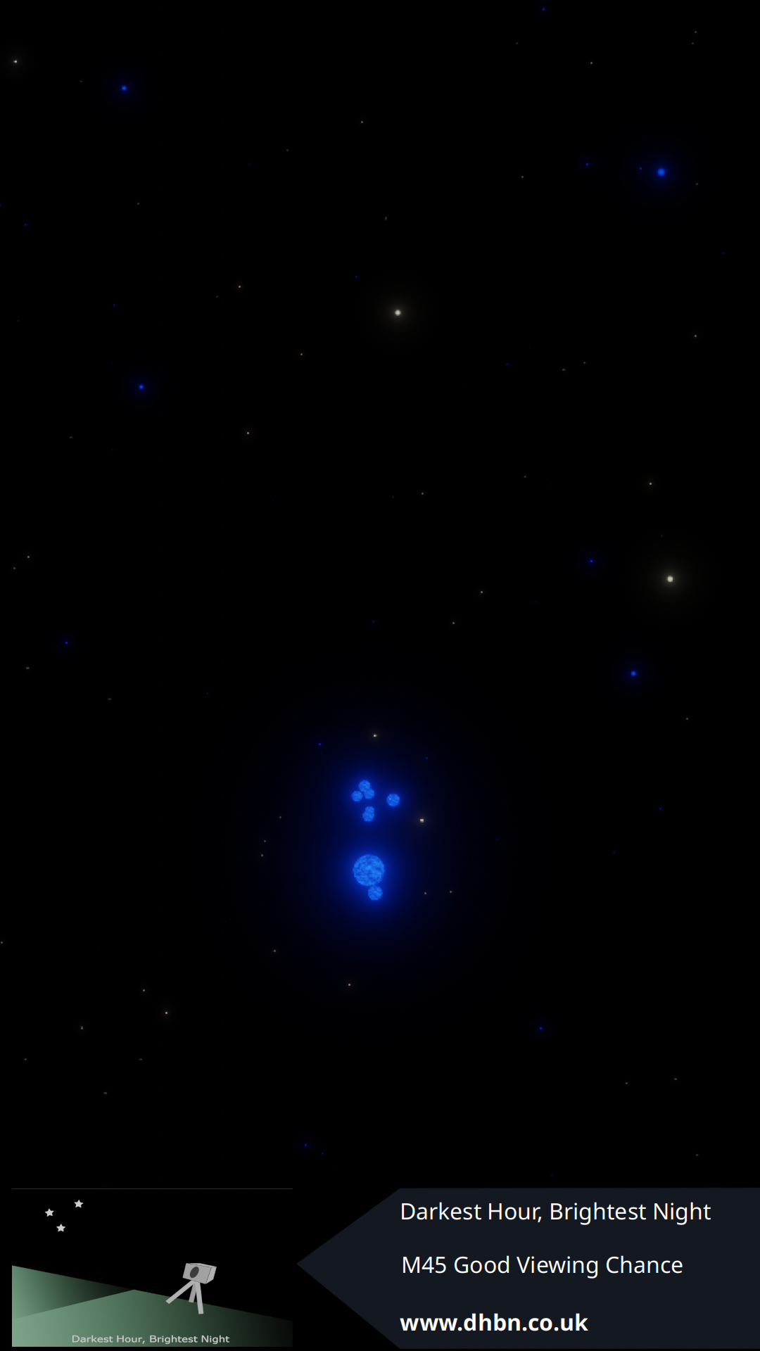 Thumbnail image of M45 Good Viewing Chance short video