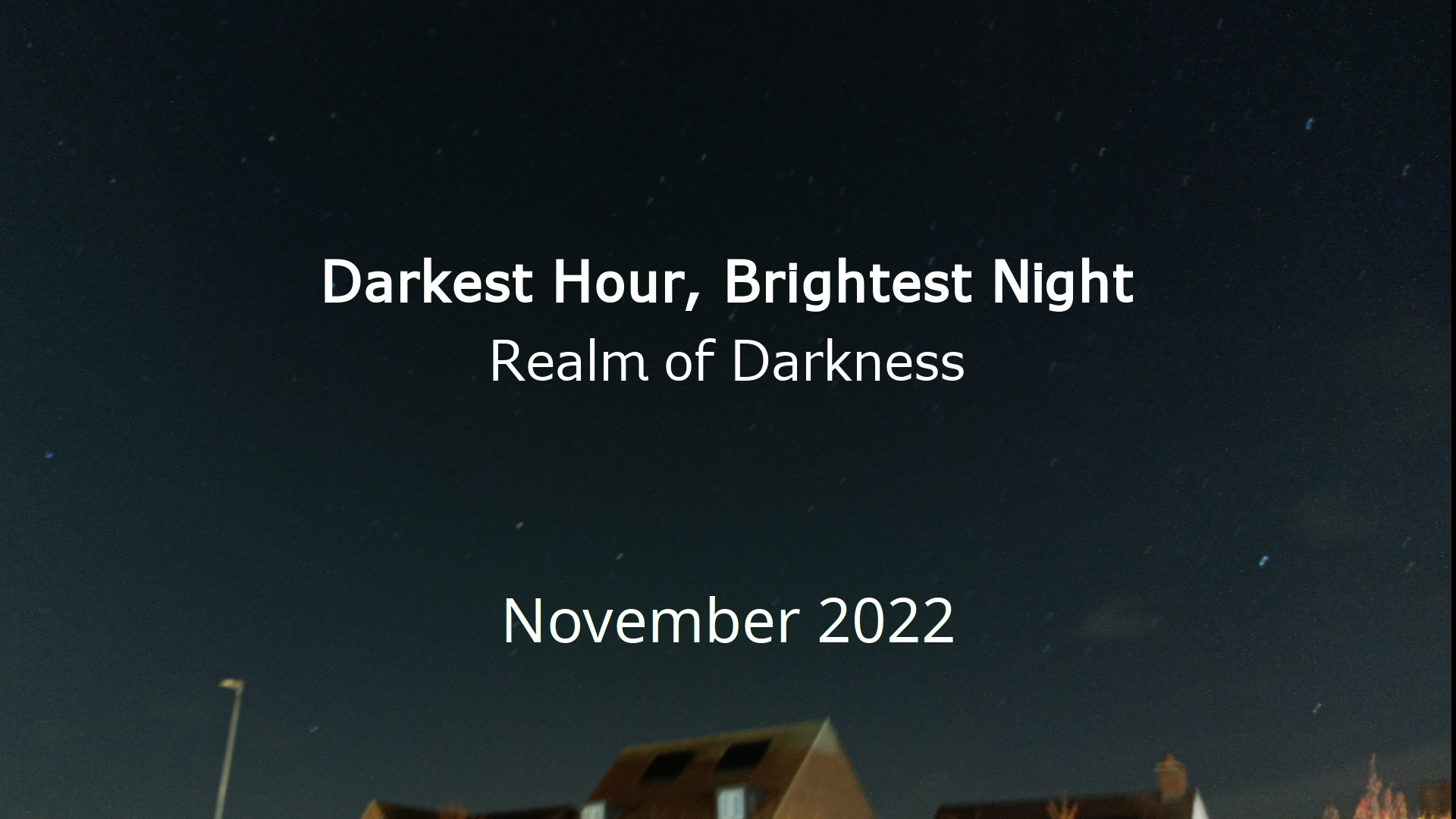 Cover Image of November 2022 Video