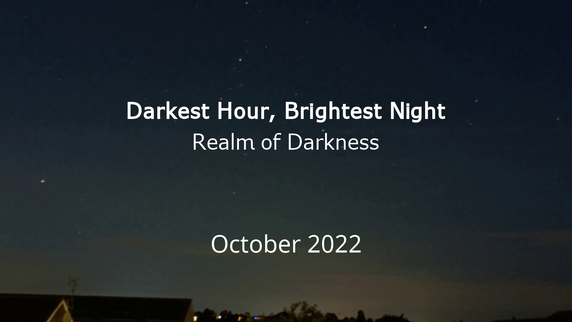 Cover Image of October 2022 Video